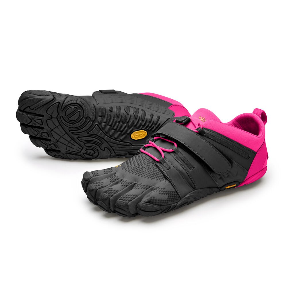 Vibram FiveFingers Dames V-Train 2.0 - Wandelschoenen Zwart/Roze - 071384DBL